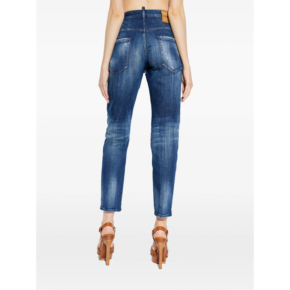 Dsquared2 Blue Trousers - Regular & Straight-Leg Trousers Men