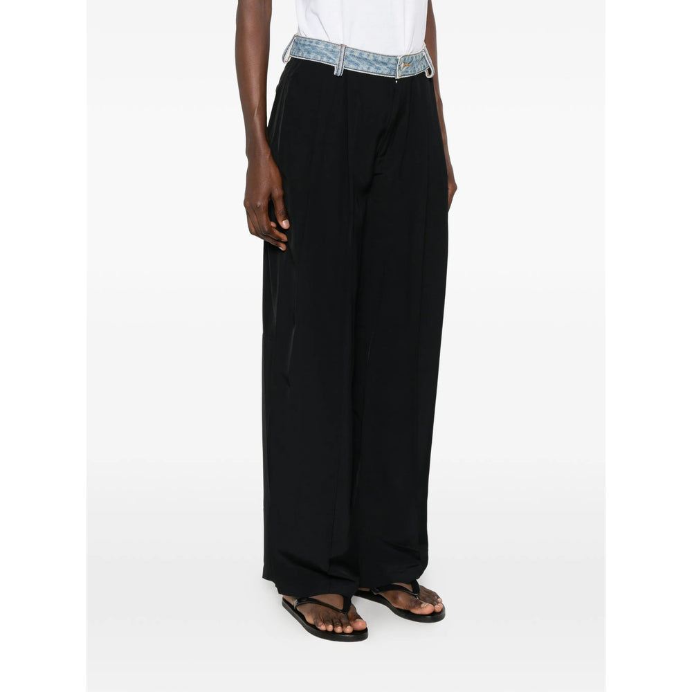 Alexander Wang Black Trousers - Palazzo Pants Women