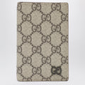 Gucci Gg Supreme Fabric Wallet In Beige/Ebony Men