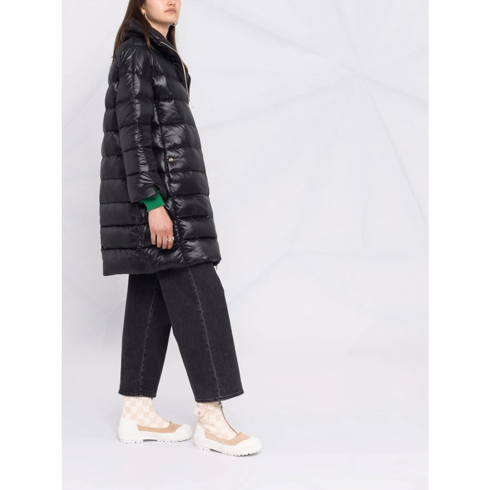 Herno Black Coats - Single Breasted Coats Women