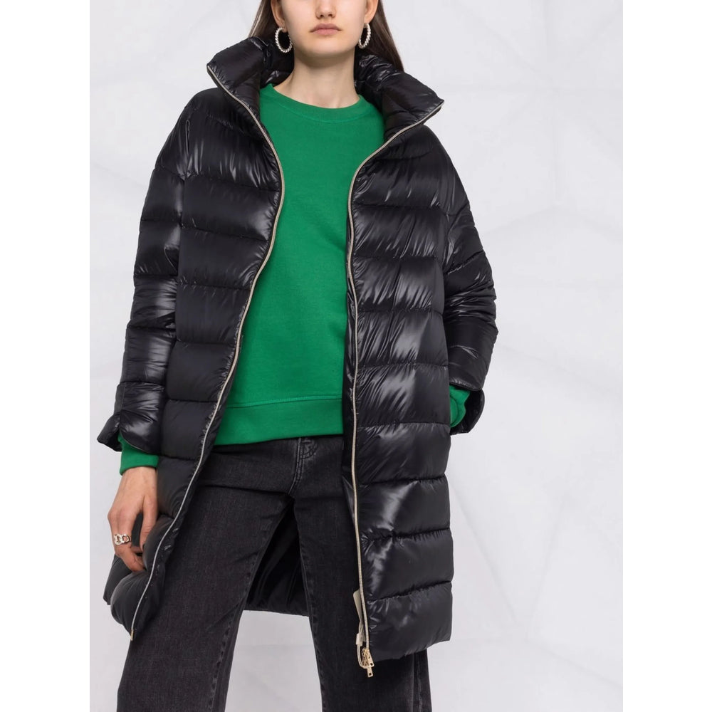 Herno Black Coats - Single Breasted Coats Women