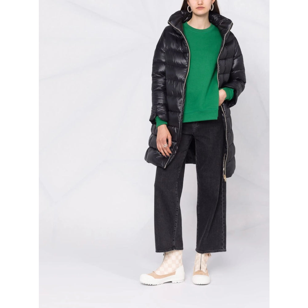 Herno Black Coats - Single Breasted Coats Women
