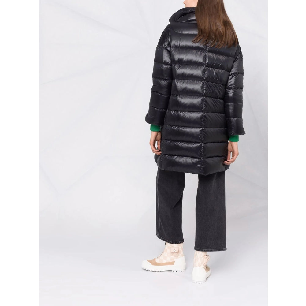 Herno Black Coats - Single Breasted Coats Women