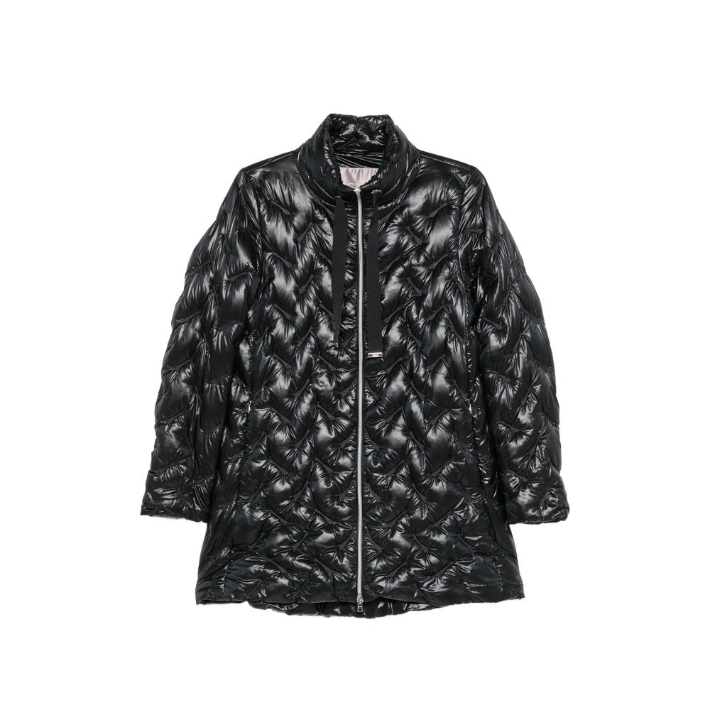 Herno Black Coats - Single Breasted Coats Women