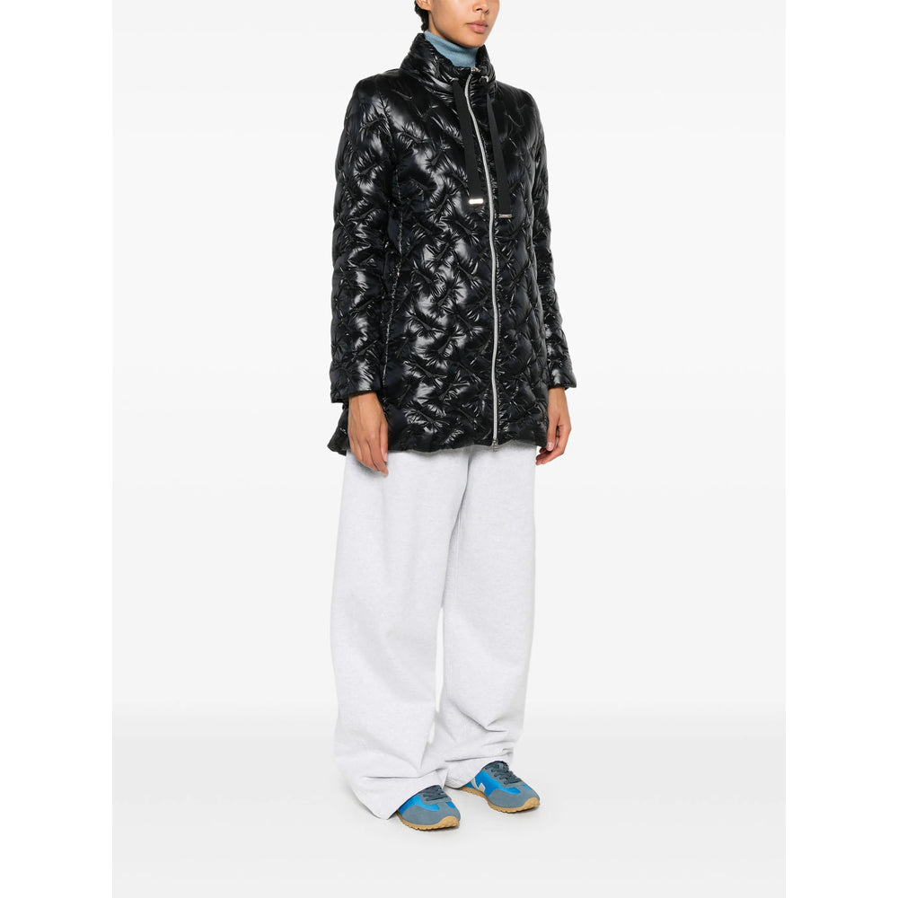Herno Black Coats - Single Breasted Coats Women