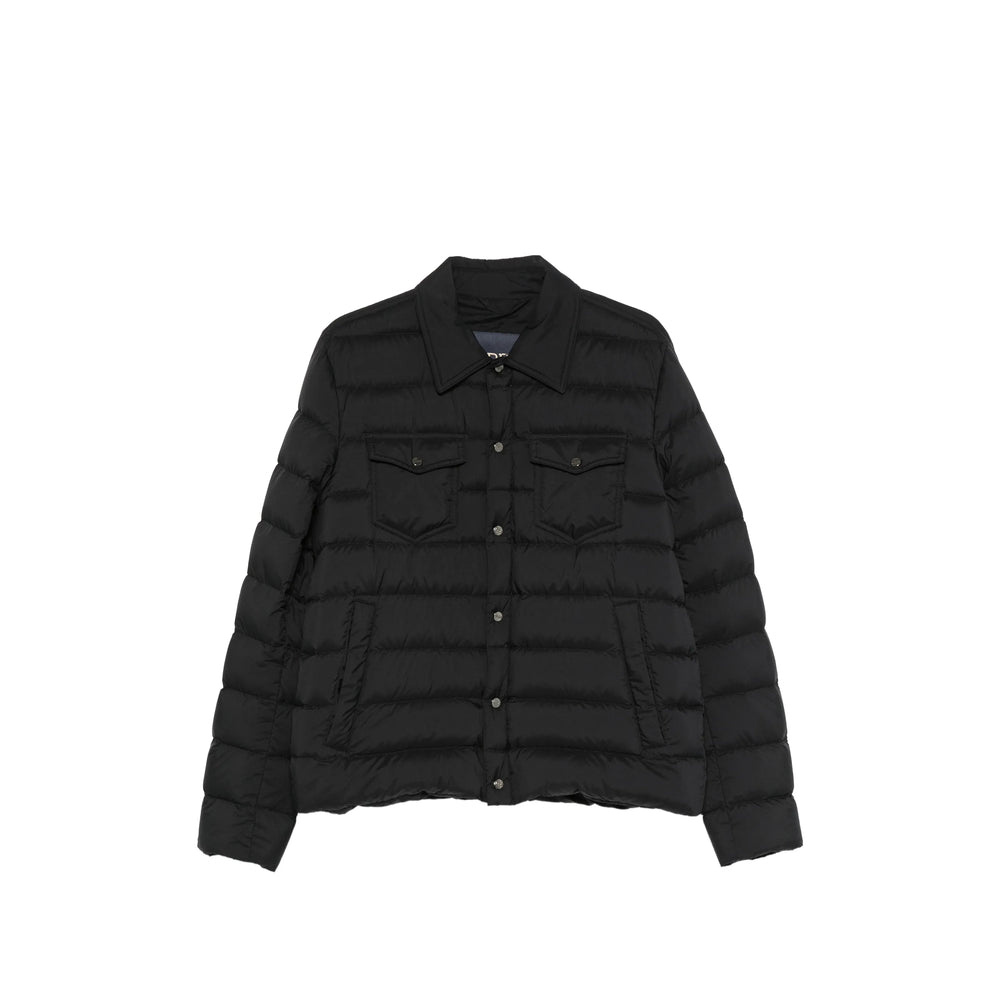 Herno Black Jackets - Padded & Down Jackets Men