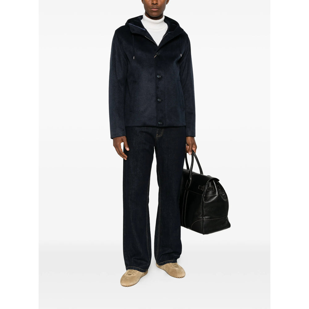Herno Blue Jackets - Hooded Jackets Men