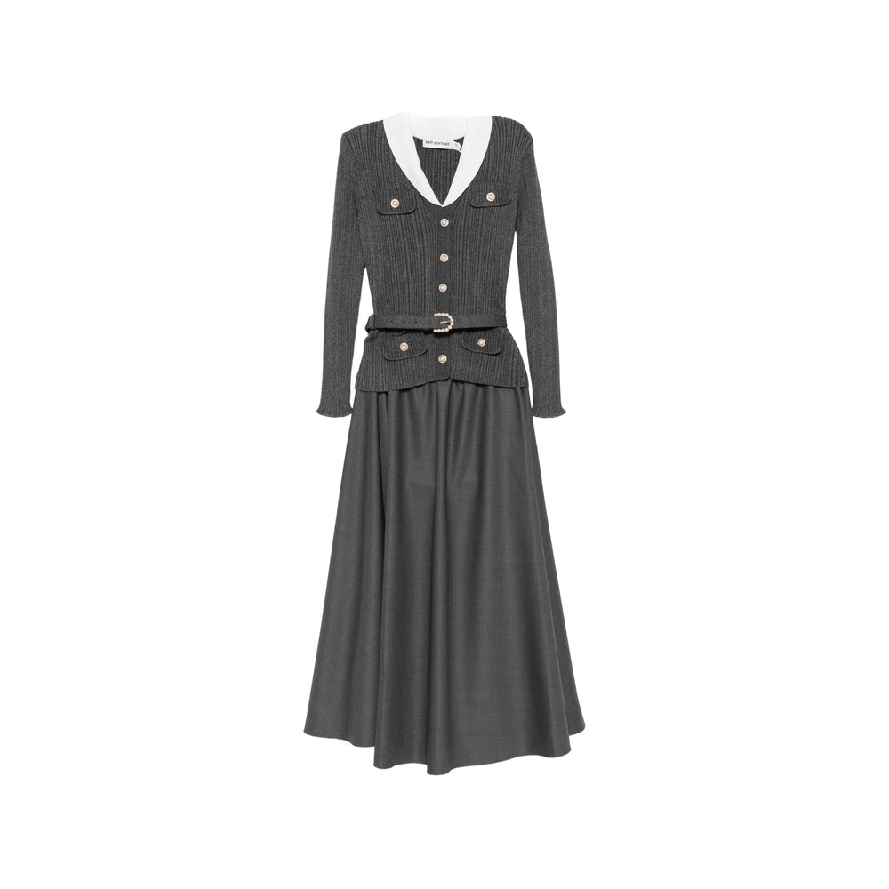 Self-Portrait Grey Dresses - Day Dresses Women