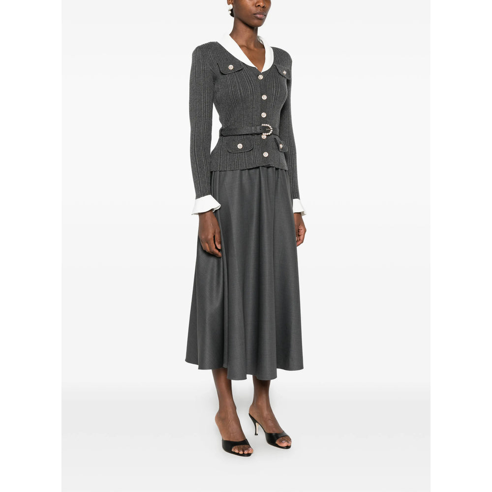 Self-Portrait Grey Dresses - Day Dresses Women