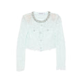 Self-Portrait Green Jackets - Cropped Jackets Women