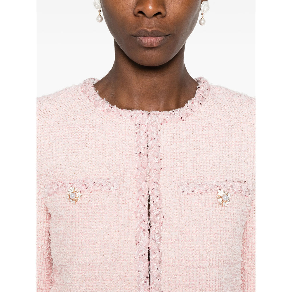 Self-Portrait Pink Jackets - Tweed Jackets Women