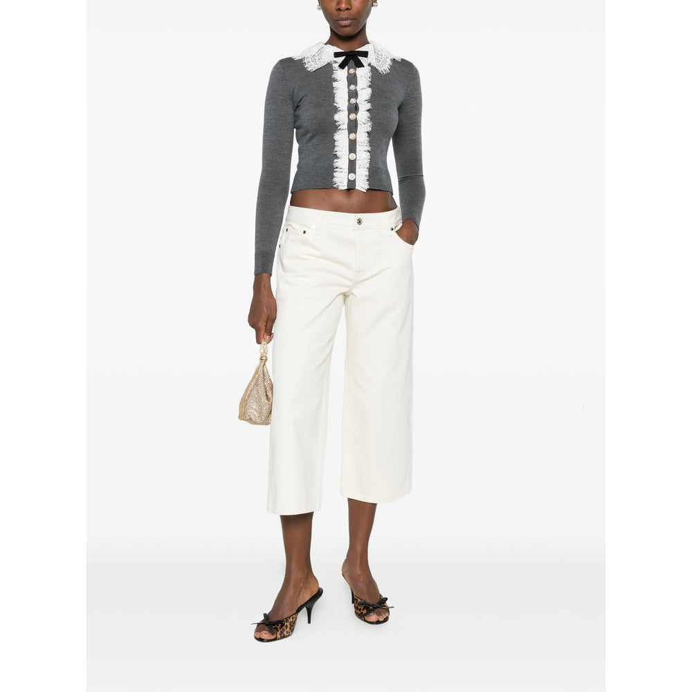 Self-Portrait Grey Knitwear - Cardigans Women