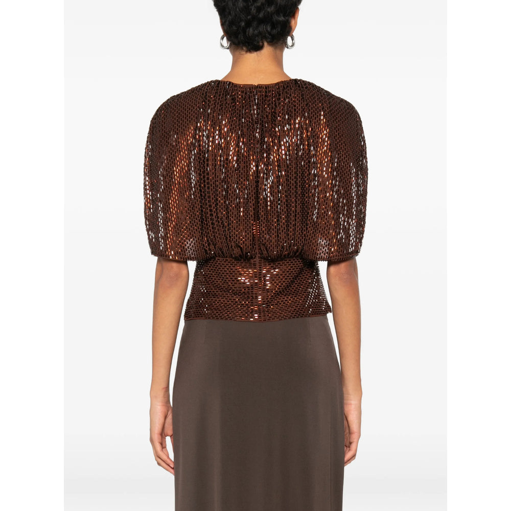 Self-Portrait Brown Tops - Blouses Women
