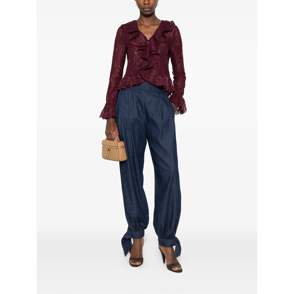 Self-Portrait Red Tops - Blouses Women