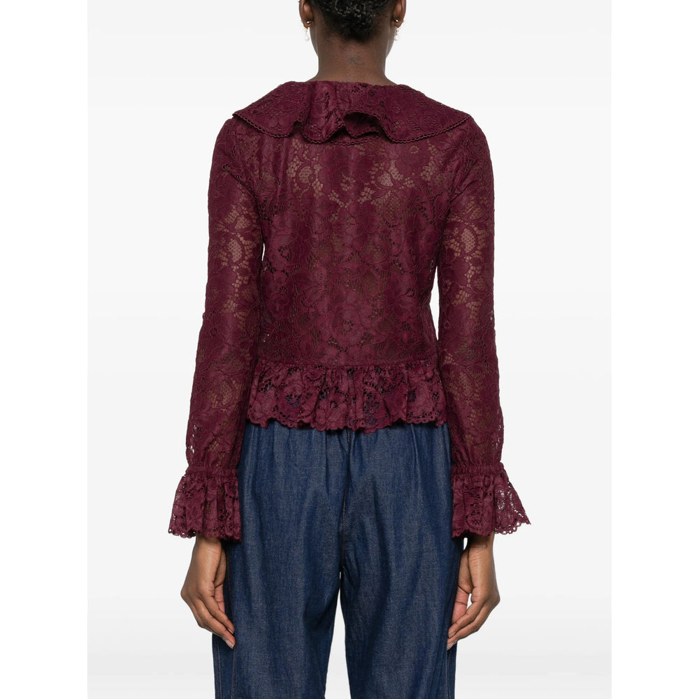 Self-Portrait Red Tops - Blouses Women