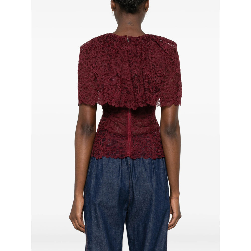 Self-Portrait Red Tops - Blouses Women