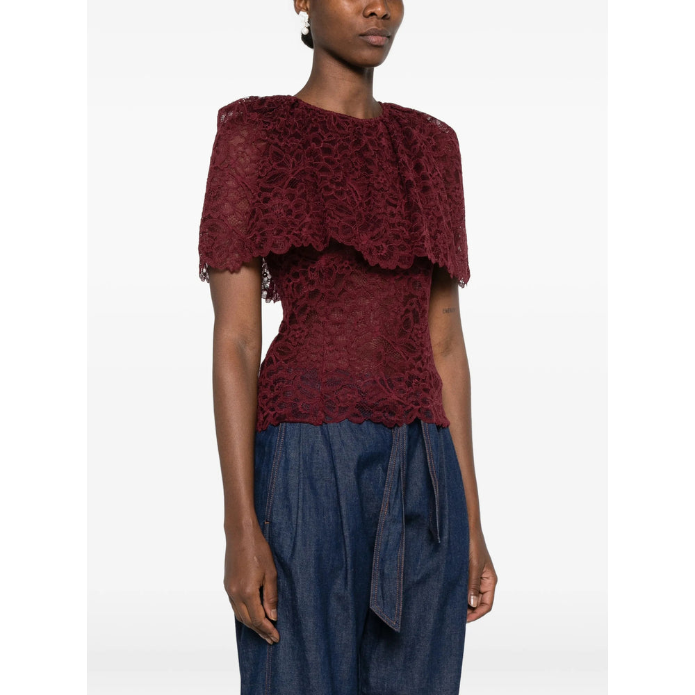 Self-Portrait Red Tops - Blouses Women