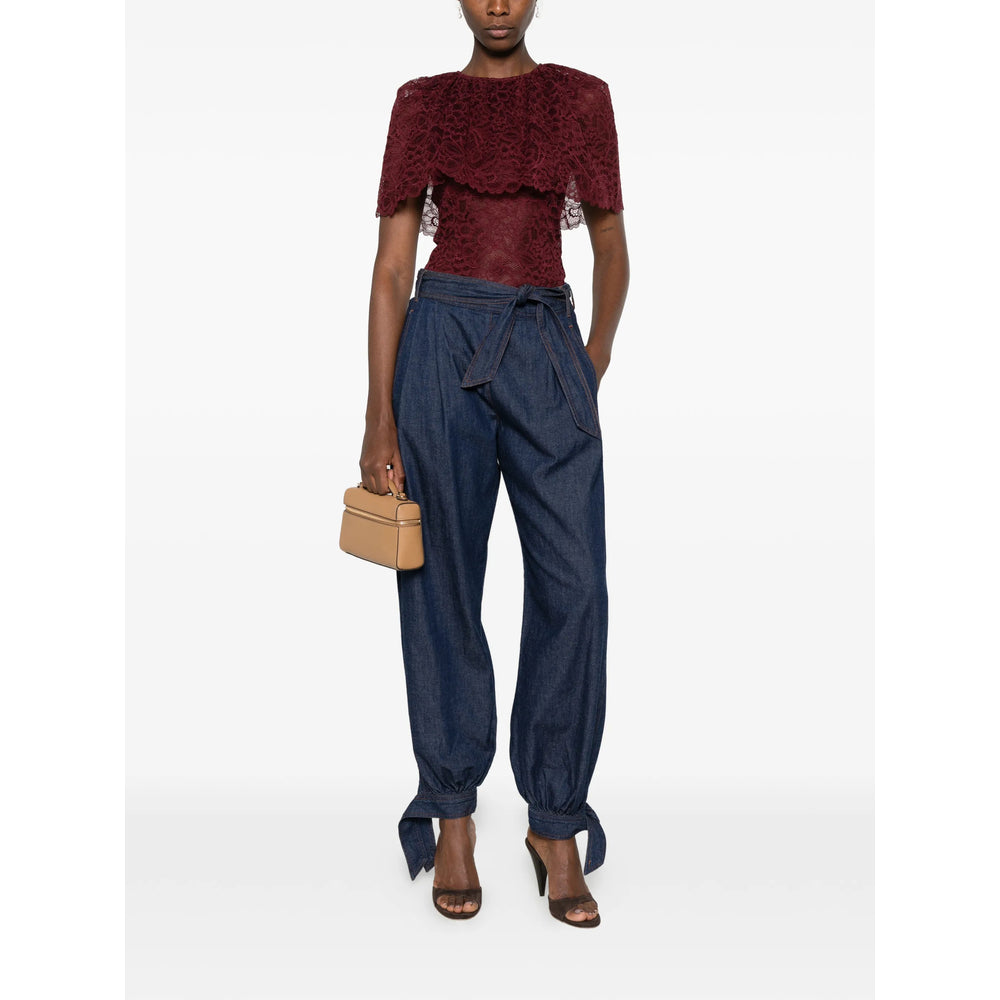 Self-Portrait Red Tops - Blouses Women