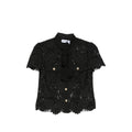 Self-Portrait Black Tops - Blouses Women