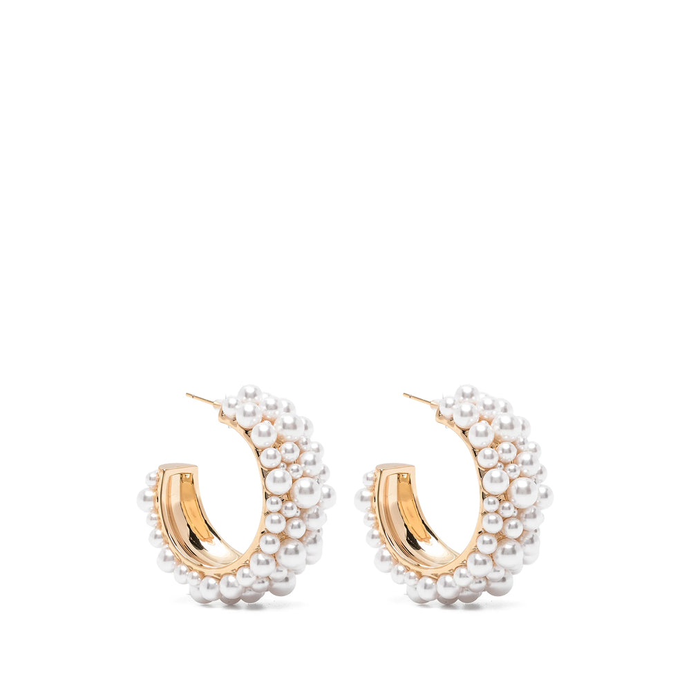 Self-Portrait Gold Earrings Women