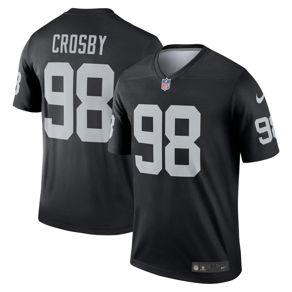 Las Vegas Raiders Maxx Crosby Black Legend Player Performance Top