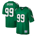 Philadelphia Eagles Jerome Brown Mitchell & Ness Kelly Green Legacy Replica Jersey