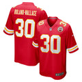 Kansas City Chiefs Chris Roland-Wallace Red Game Jersey