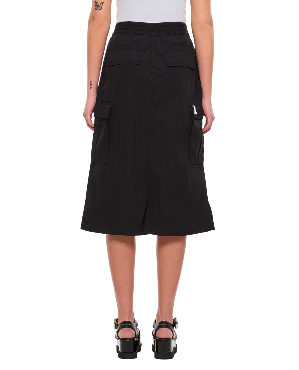 Black Jet Cargo Skirt