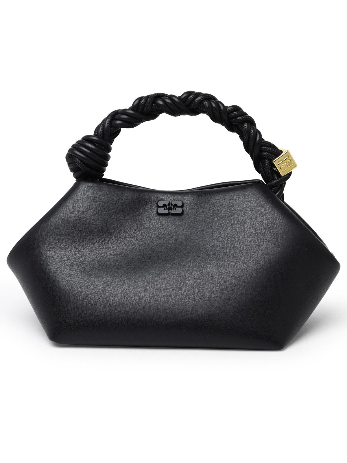Ganni 'Bou' Bag In Black Recycled Leather Women
