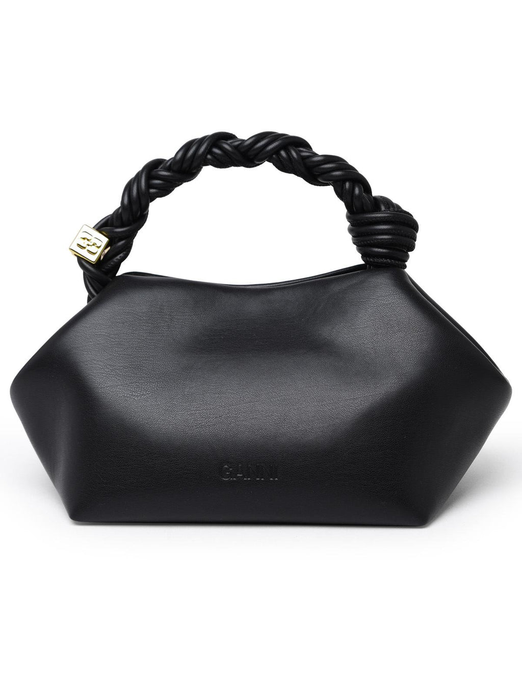 Ganni 'Bou' Bag In Black Recycled Leather Women