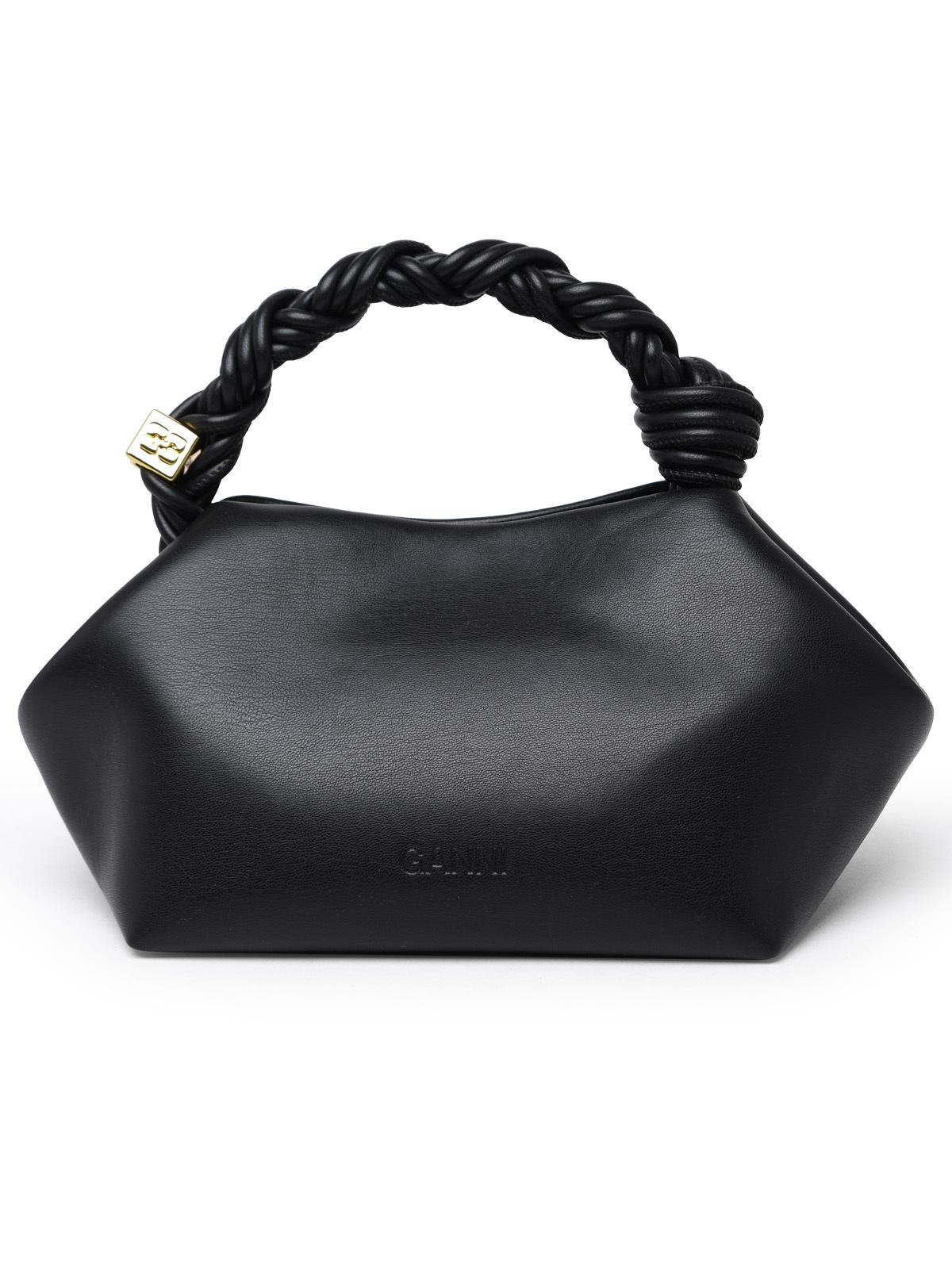 Ganni 'Bou' Bag In Black Recycled Leather Women