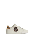 Dolce & Gabbana 'Portofino' White Leather Sneakers Men