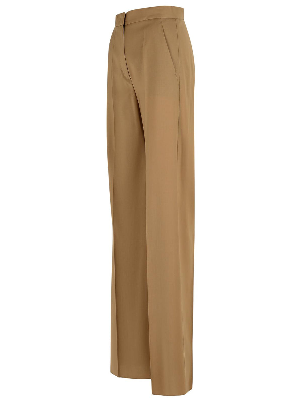 Max Mara 'Fernet' Beige Virgin Wool Pants Women