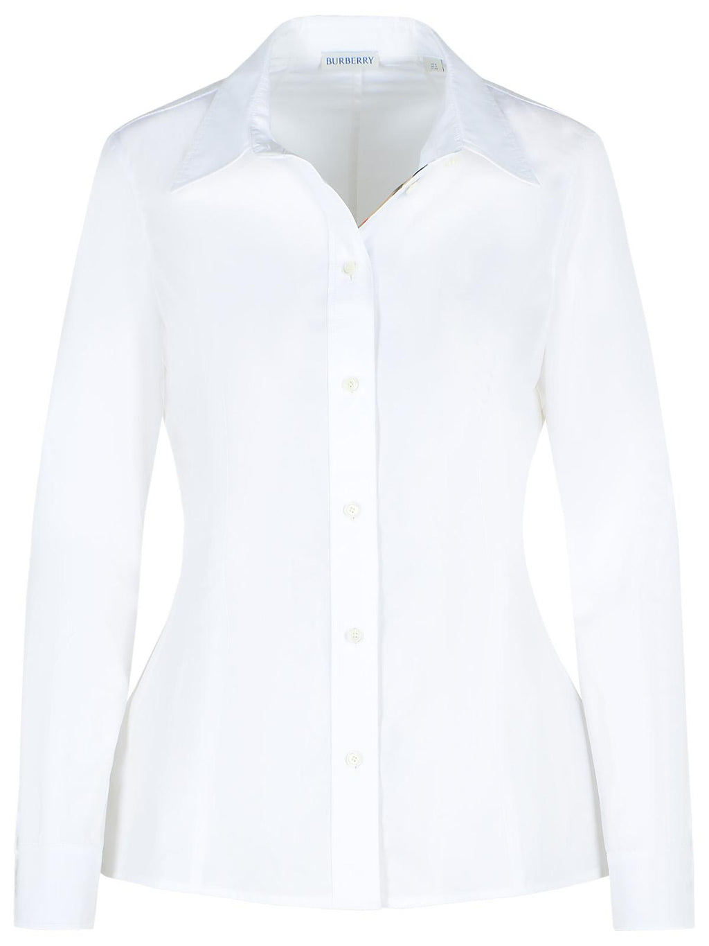 Burberry 'Eliza' White Cotton Poplin Shirt Women