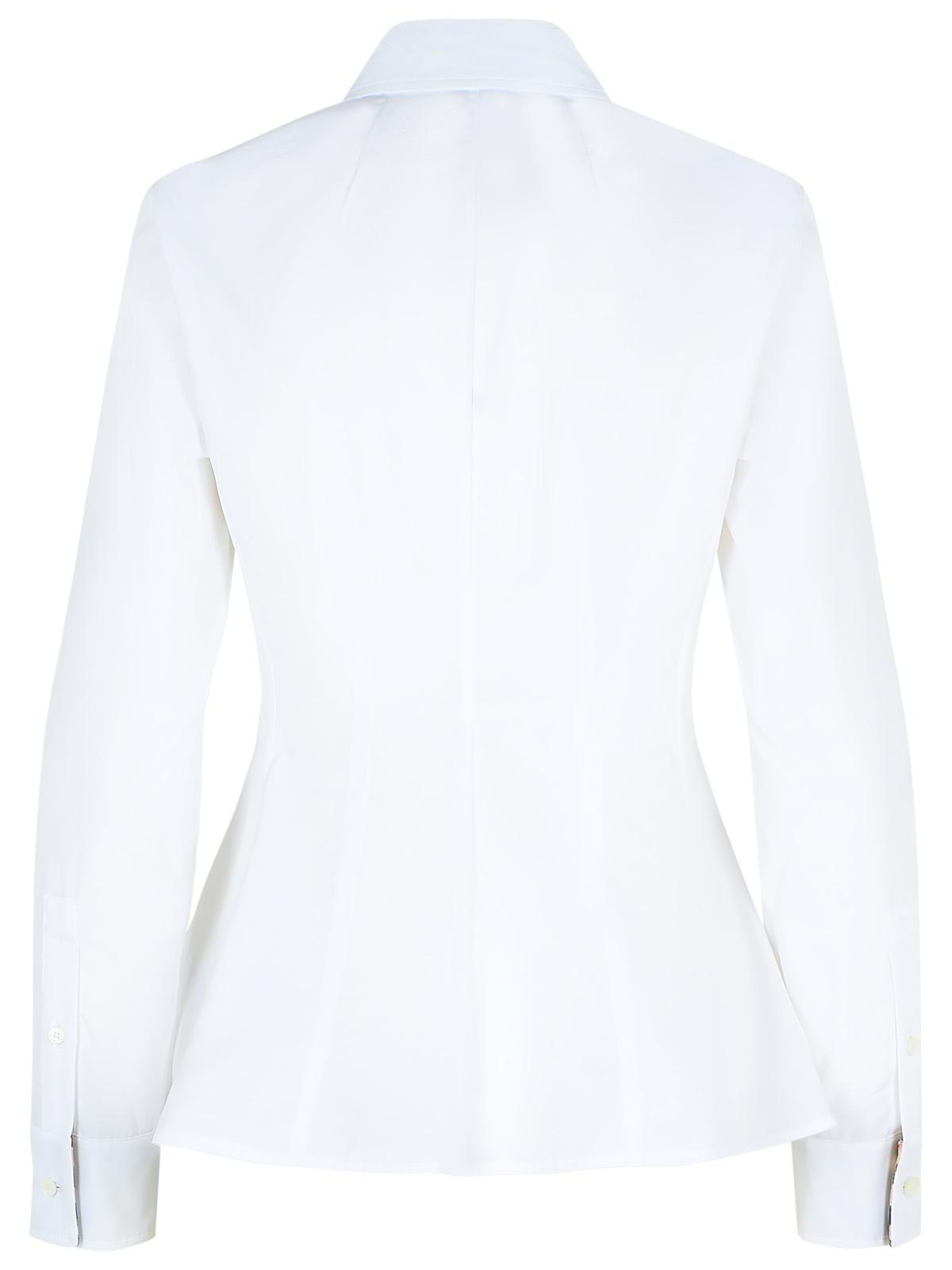 Burberry 'Eliza' White Cotton Poplin Shirt Women
