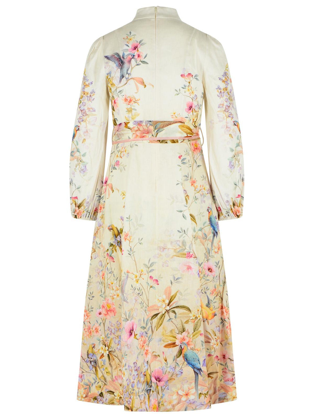 Zimmermann 'Rebellion' Cream Linen Long Dress Women