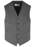 Maison Margiela Grey Cotton And Silk Vest Men