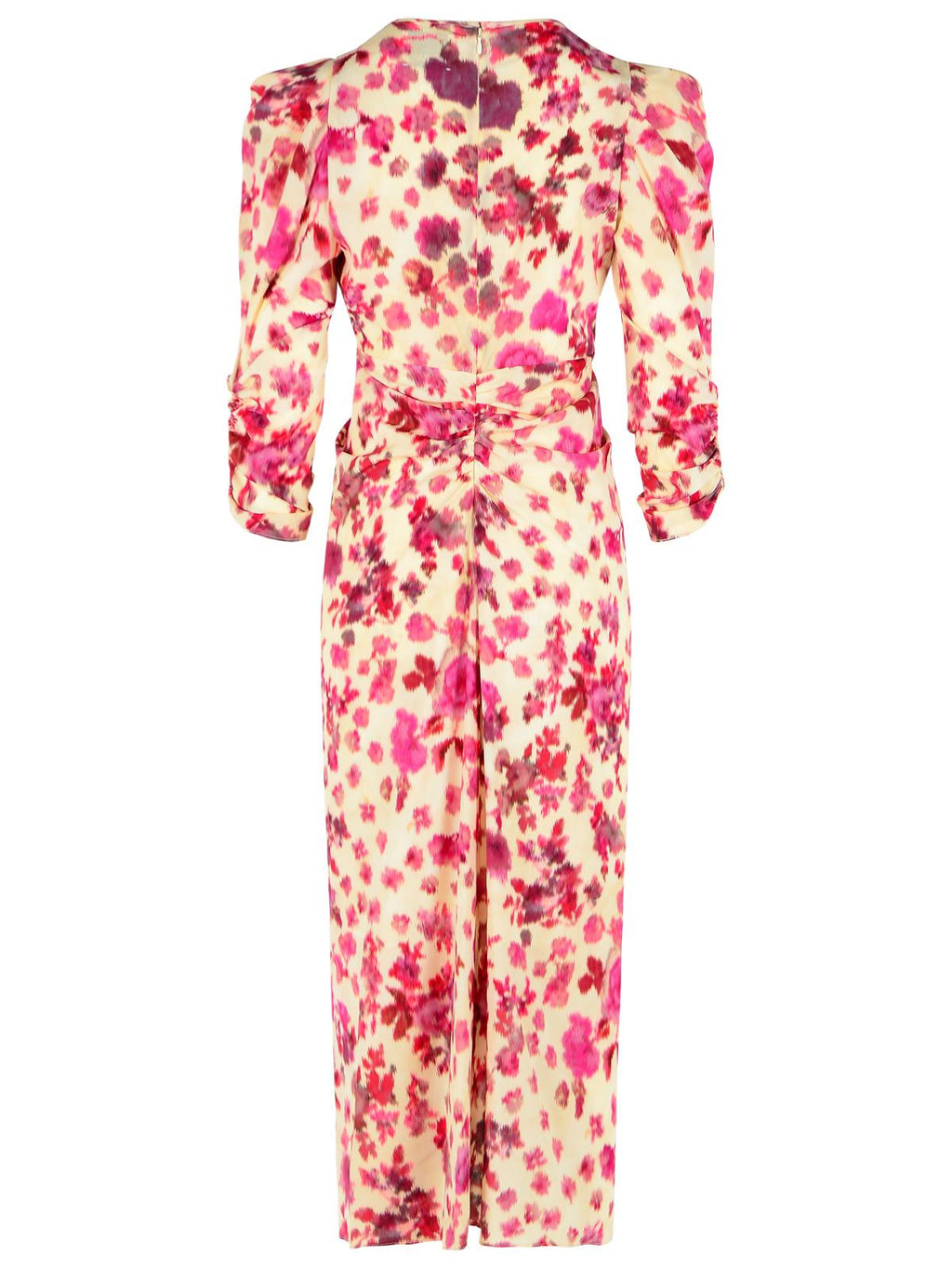 Isabel Marant 'Albini' Long Pink Stretch Silk Dress Women