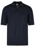Eleventy Polo Shirt In Blue Cotton Men
