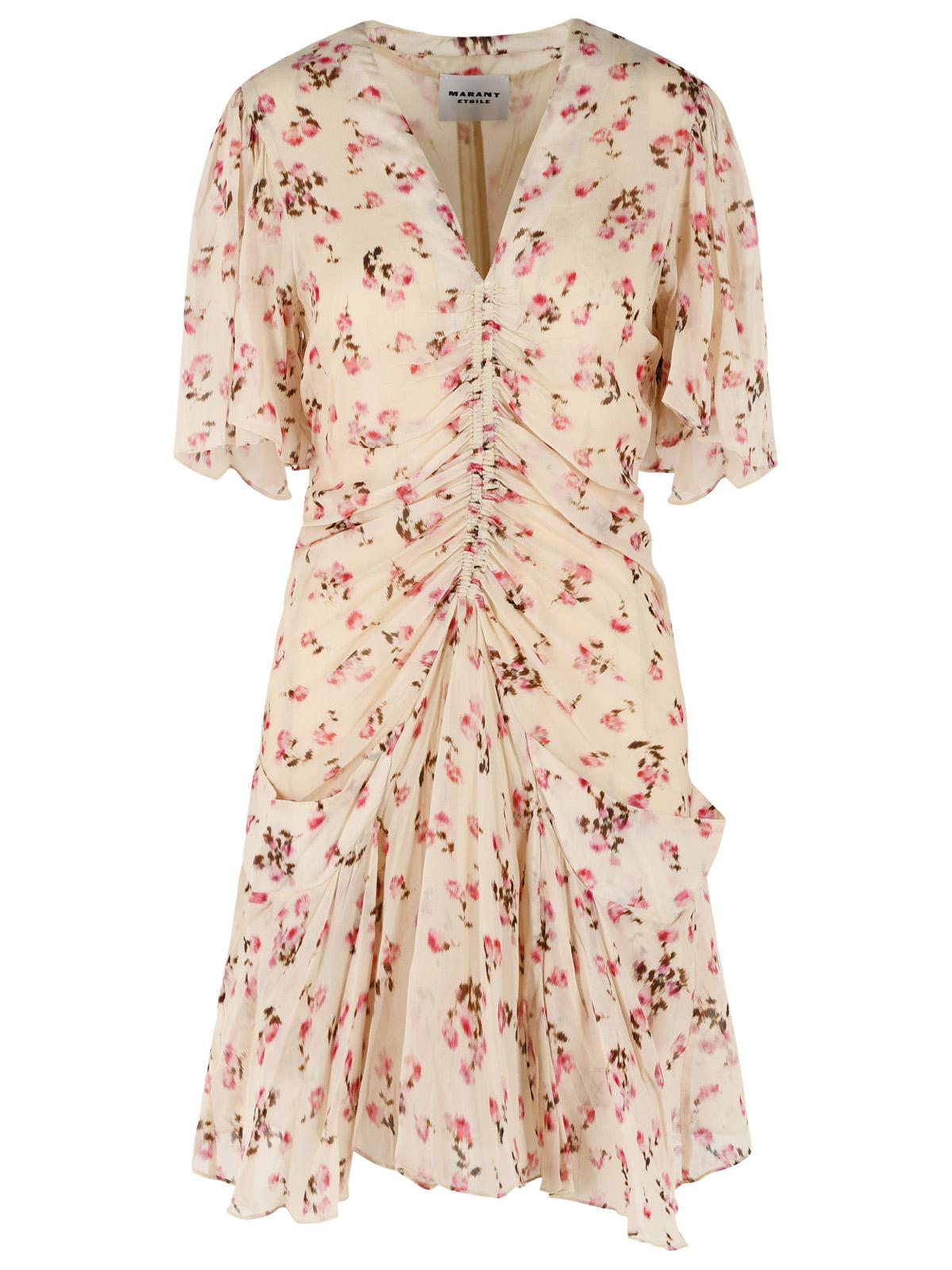 Isabel Marant Etoile 'Vivienne' Beige Viscose Dress Women