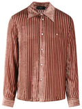 Amiri Viscose And Peach Silk Shirt Men