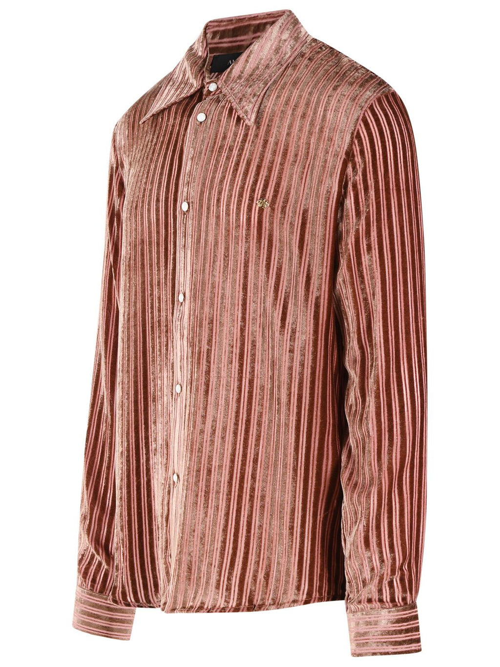 Amiri Viscose And Peach Silk Shirt Men