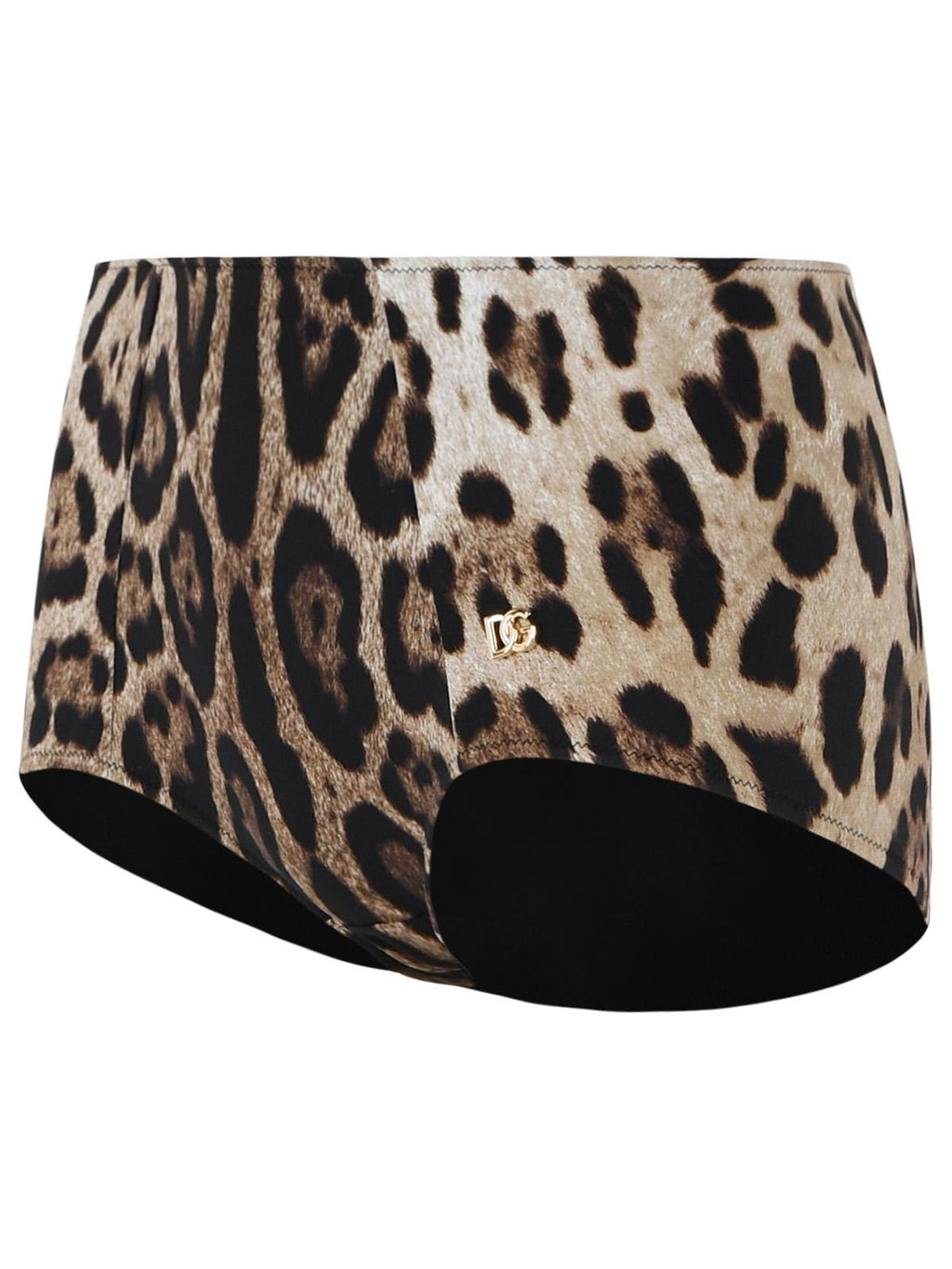 Dolce & Gabbana Leo Print Stretch Polyamide Beach Culottes Women