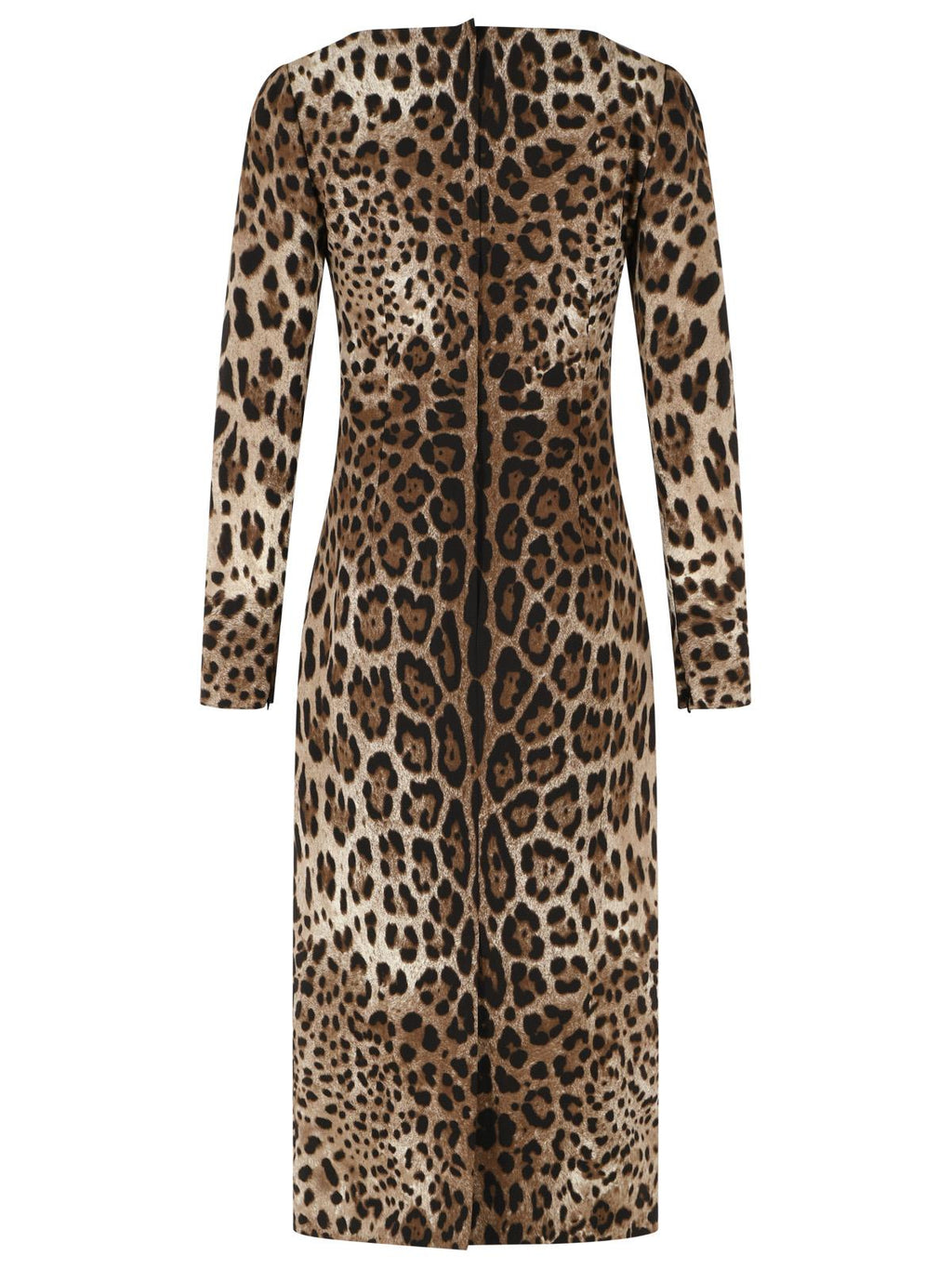 Dolce & Gabbana Leo Print Stretch Viscose Dress Women