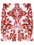 Dolce & Gabbana 'Maiolica' Print Polyester Medium Boxer Shorts Men