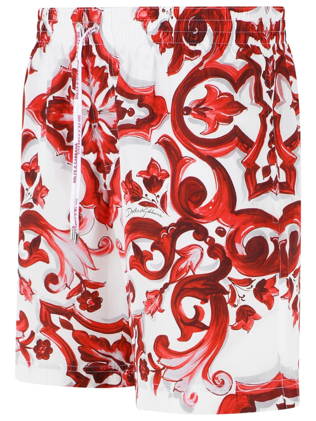 Dolce & Gabbana 'Maiolica' Print Polyester Medium Boxer Shorts Men