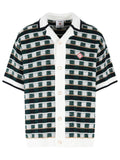 Casablanca 'Mosaic' Multicolor Cotton Shirt Men