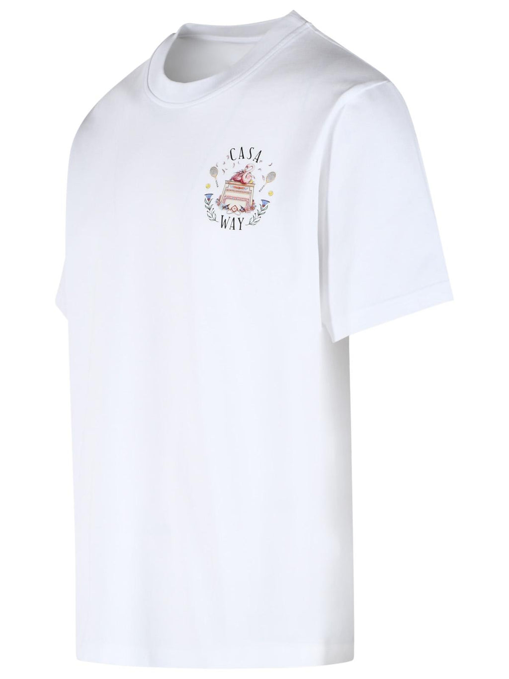Casablanca 'Casaway' White Cotton T-Shirt Men