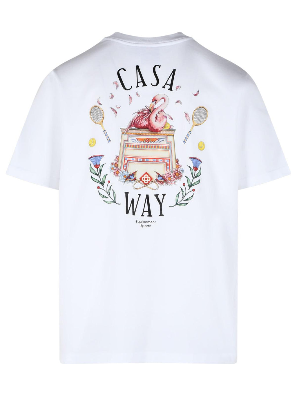 Casablanca 'Casaway' White Cotton T-Shirt Men