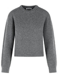 Jil Sander Grey Wool Sweater Women